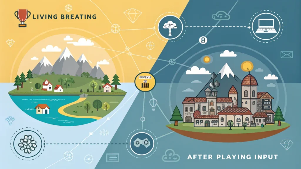 AI-powered adaptive gaming world responding dynamically to player actions and preferences in real-time