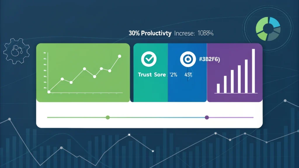 Pedro paulo executive coaching results metrics productivity increase trust scores improvement data chart