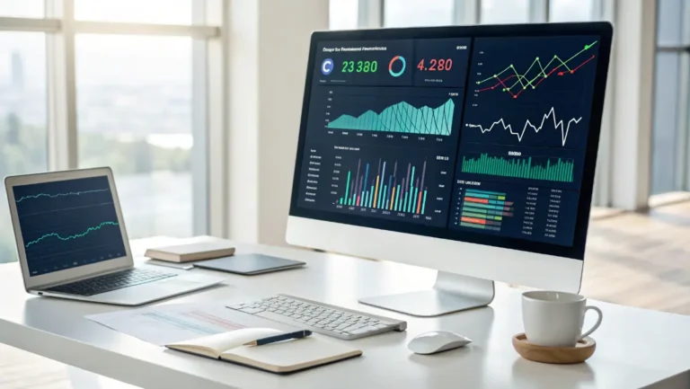 PedroVazPaulo financial consulting dashboard showing business cash flow analytics and forecasting tools
