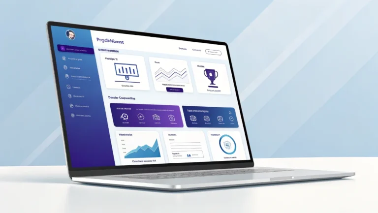 Tophillsport com platform dashboard showing technology sports and business content sections